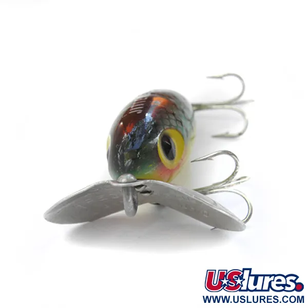 Fred Arbogast Jitterbug Pintaviehe, Ahven, 7g, Metallilippa, #0087