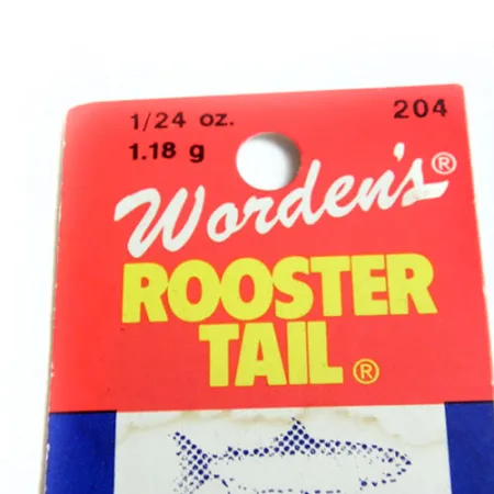 Worden’s Original Rooster Tail Lippa, Keltainen, 1.18g, Hackle, #0182