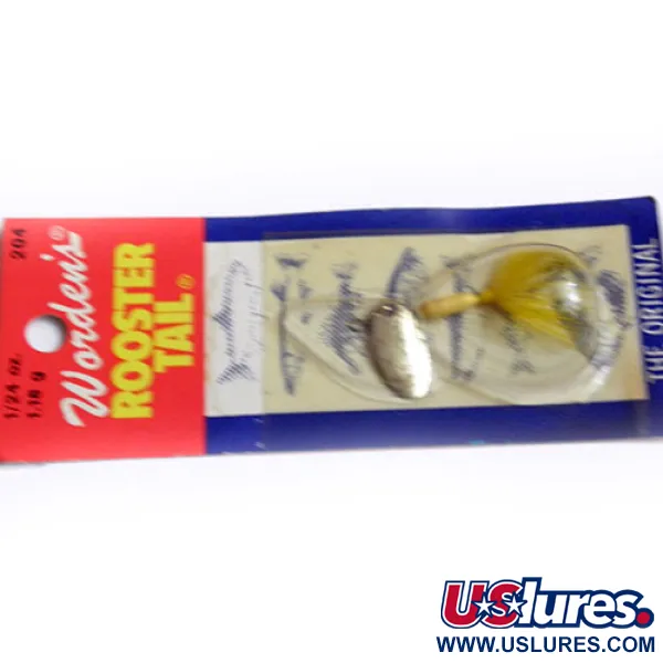 Worden’s Original Rooster Tail Lippa, Keltainen, 1.18g, Hackle, #0182