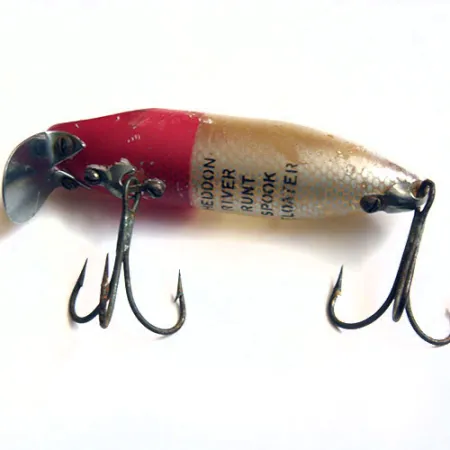 Heddon River Runt Spook Vaappu, Puna/Valko, 12g, Vintage, #0187