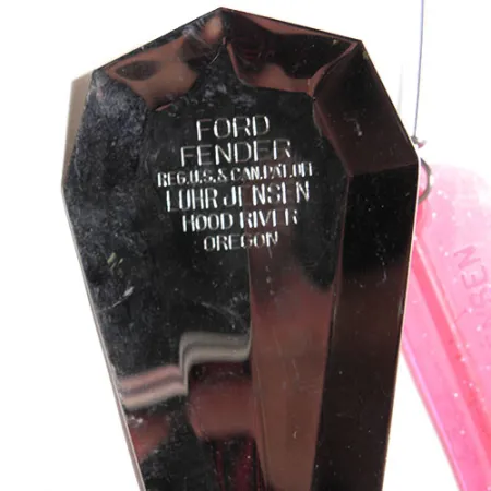 Luhr Jensen Ford Fender Lake Troll Houkutuslevy, Nikkeli/Rosa, #0217