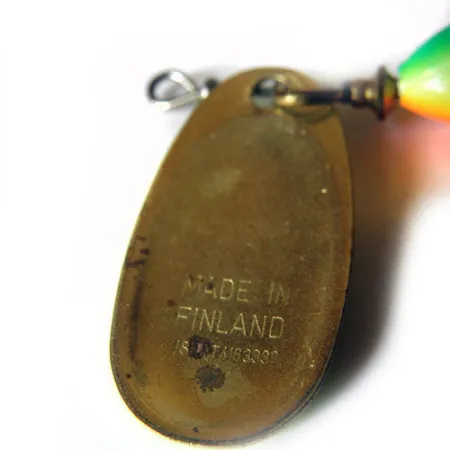 Blue Fox Super Vibrax 2 Minnow Lippa, Vihreä/Keltainen/Oranssi, 8g, #0227