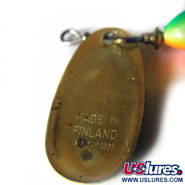 Blue Fox Super Vibrax 2 Minnow Lippa, Vihreä/Keltainen/Oranssi, 8g, #0227