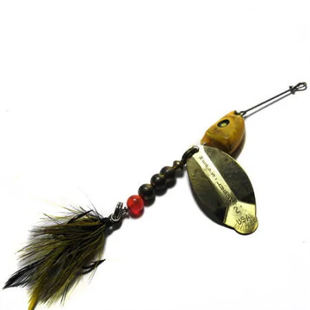 Mepps Lusox 2 Lippa, Keltainen, 17g, Painopää, #0249