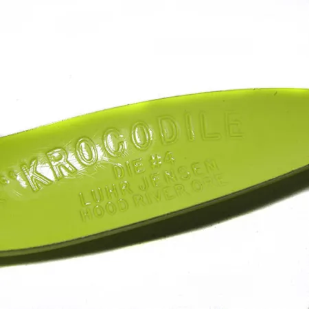 Luhr Jensen Krocodile Die #4 Lusikkauistin, Keltainen/Vihreä, 14g, #0263