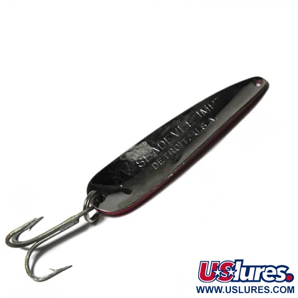 Eppinger Dardevle Seadevle Imp Lusikkauistin, Puna / Valko, 28g, #0268