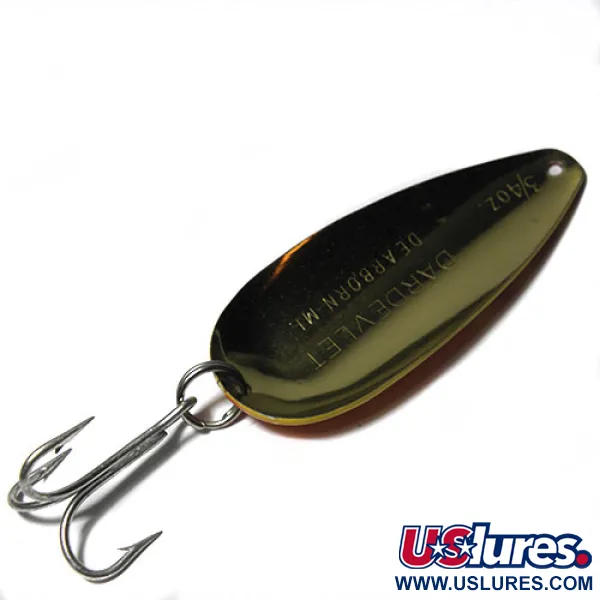 Eppinger Dardevle Dardevlet Lusikka, Kelt/Pun, 21g, Messinki, #0275