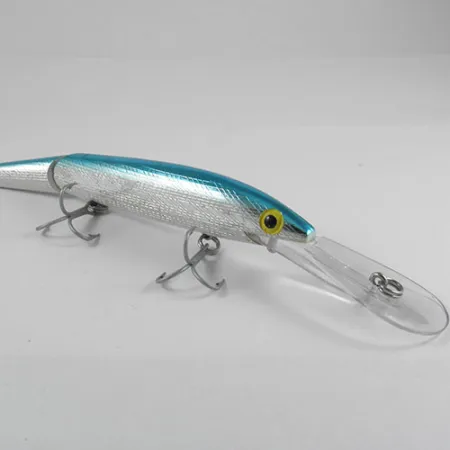 Rebel Spoonbill Minnow Jointed Nivelvaappu, Hopea/Sini, 21g, Syvä, #0397