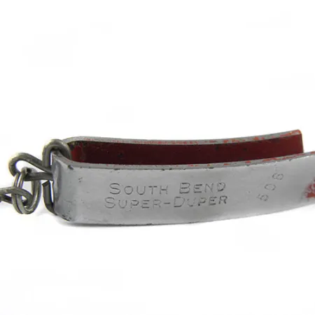 South Bend Super-Duper 506 Lusikka, Nikkeli/Punainen, 7g, U-malli, #0491