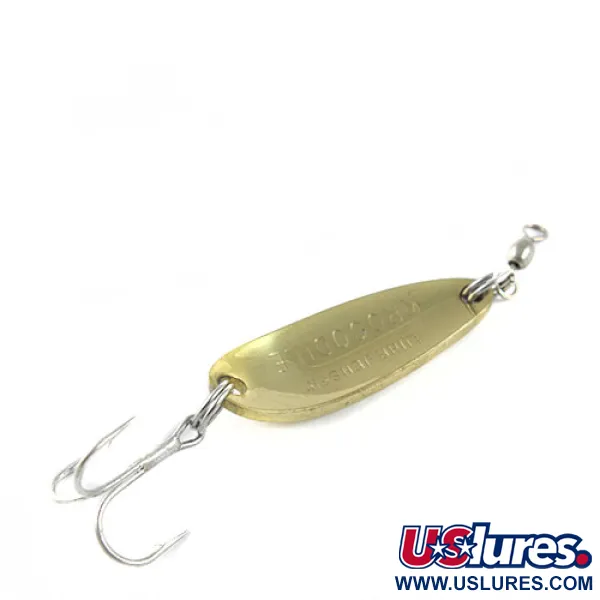 Luhr Jensen Krocodile Lusikka, Kulta / Oranssi / Vihreä, 9g, kulta, #0493