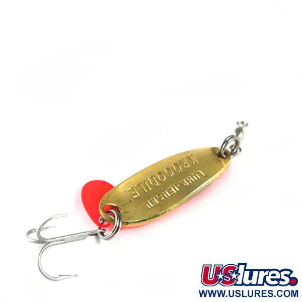 Luhr Jensen Krocodile Lusikka, Oranssi/Messinki/Hologram, 9g, #0508