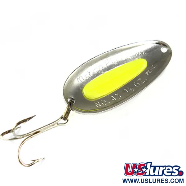 Nebco Pixee Lusikka, Nikkeli / Keltainen, 28g, Mäti-insertti, #0510