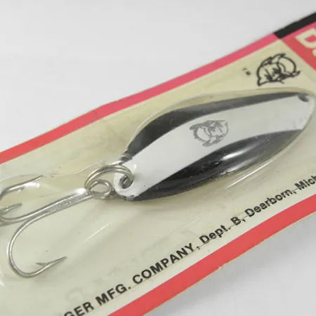 Dardevle Devle Dog Lusikka, Black / White, 14g, Vintage, #0520