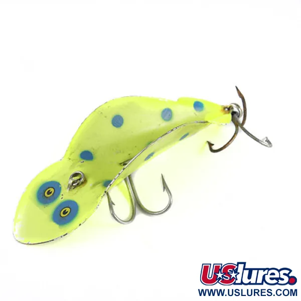 Buck Perry Spoonplug Viehe, Keltainen / Sininen, 21g, Syvyyskontrolli, #0580