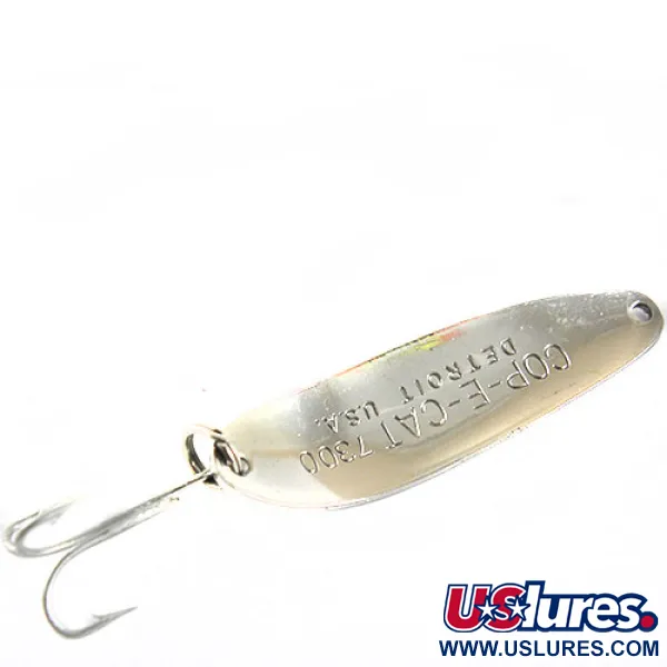 Dardevle Cop-E-Cat 7300 Lusikka, Nikkeli/Vihreä, 10g, Detroit-leima, #0653