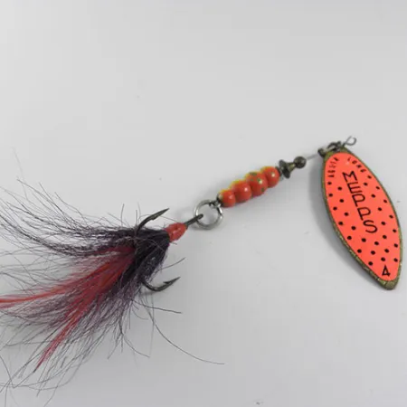 Mepps Aglia Long 4 Dressed Lippa, Kulta / Oranssi, 17g, #0667