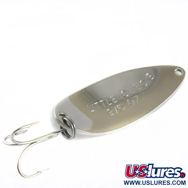 Acme Little Cleo Lusikka, Nikkeli / Vihreä, 11g, Alkuperäiskoukku, #0672