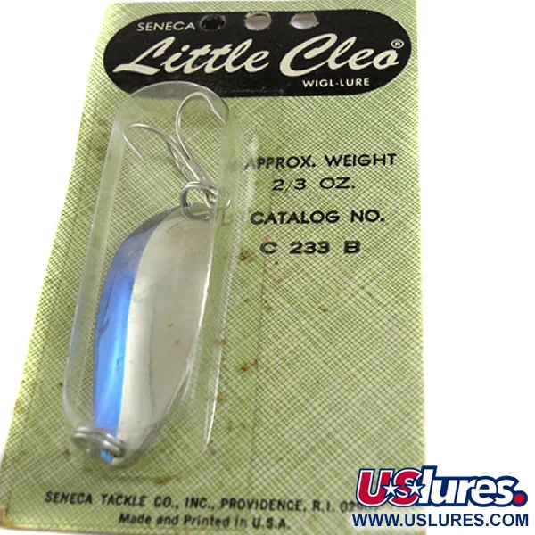 Seneca Little Cleo (Hula Girl) Lusikka, Nikkeli / Sininen, 18g, #0673