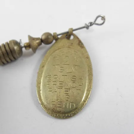 Mepps Aglia 2 Dressed Lippa, Messinki, 4,7g, Karvavärikoukku, #0714