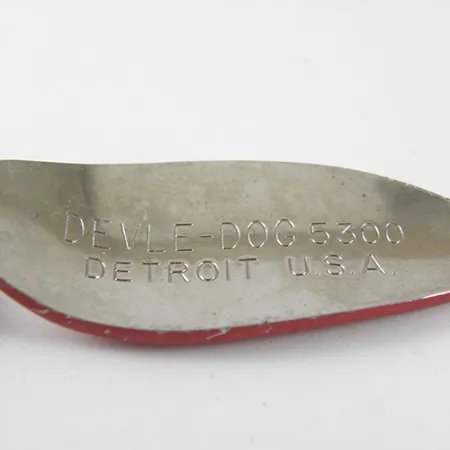 Eppinger Dardevle Devle Dog 5300 Lusikka, Puna/Valko, 10g, #0774