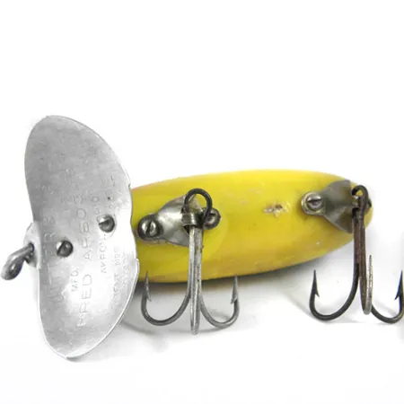 Fred Arbogast Jitterbug Pintaviehe, Ahven, 10g, Vintage, #0799