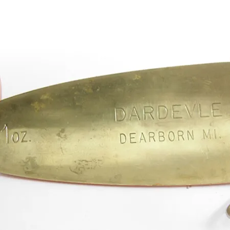 Eppinger Dardevle Lusikka, Valko/Oranssi/Messinki, 28g, Messinki, #0858