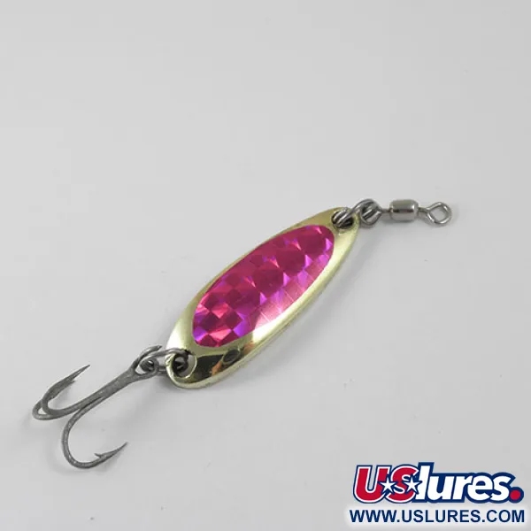 Luhr Jensen Krocodile Lusikka, Kulta / Violetti, 9g, Pitkäheitto, #0873