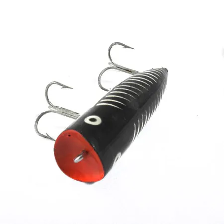 Popper Heddon Chugger Spook, Musta/Valkoinen/Punainen, 14g, Pinta, #0875