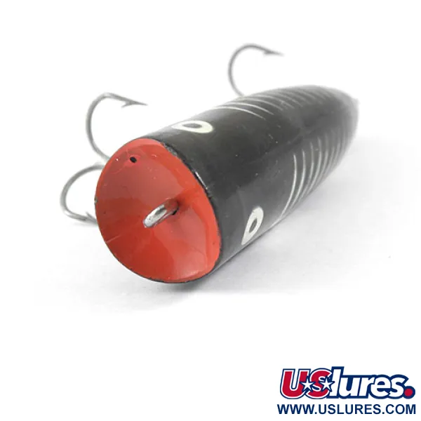 Popper Heddon Chugger Spook, Musta/Valkoinen/Punainen, 14g, Pinta, #0875