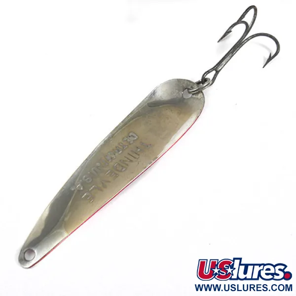 Dardevle ThinDevle Lusikka, Puna / Valko / Nikkeli, 11g, Ohut, #0876