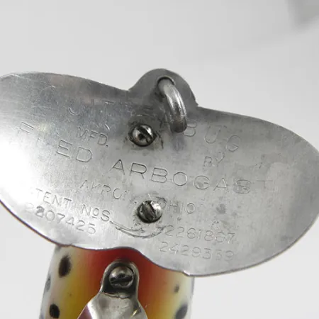 Fred Arbogast Jitterbug Pintaviehe, Tiger, 10g, Vintage, #0880