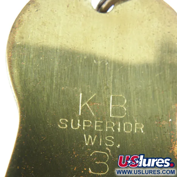 K-B Bait K-B Spoon Lusikka, Messinki, 25g, Vasaroitu pinta, #0891