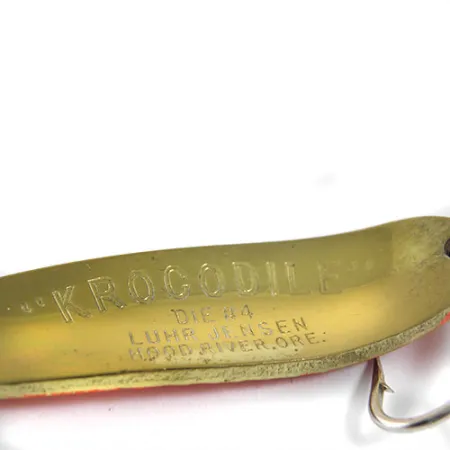 Luhr Jensen Krocodile Die #4 Lusikka, Oranssi/Messinki, 17g, #0914