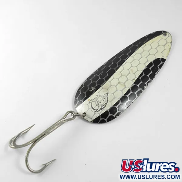 Dardevle Huskie Junior Lusikka, Musta/Valkoinen/Nikkeli, 58g, #0919