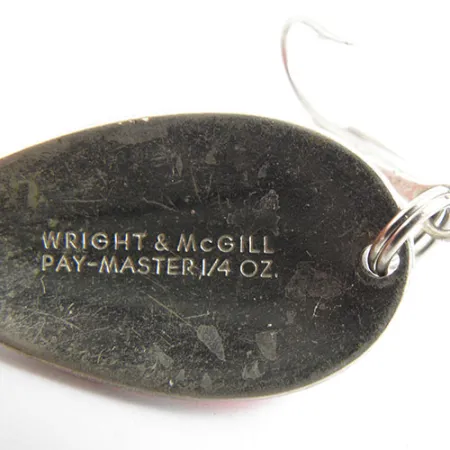 Wright & McGill Pay-Master Lusikka, Puna/Valko/Nikkeli, 7g, #0941