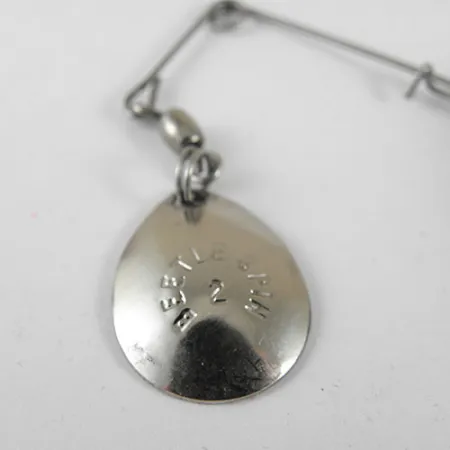 Johnson Beetle Spin Spinnerbait, Nikkeli/Musta, 9g, uritettu, #0980