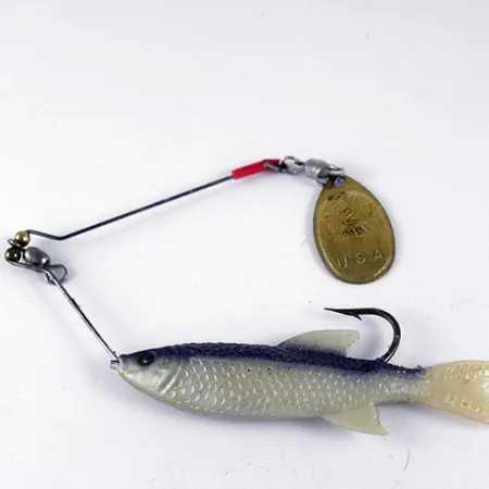 Mepps 2 Original french spinner Spinnerbait, Sini/Valkoinen, 15g, #0985