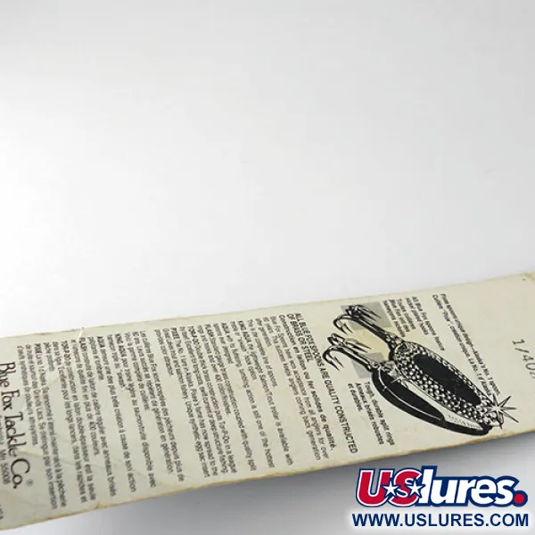 Blue Fox Pixee Lusikka, Nikkeli / Oranssi, 7g, Mätipussi, #1009