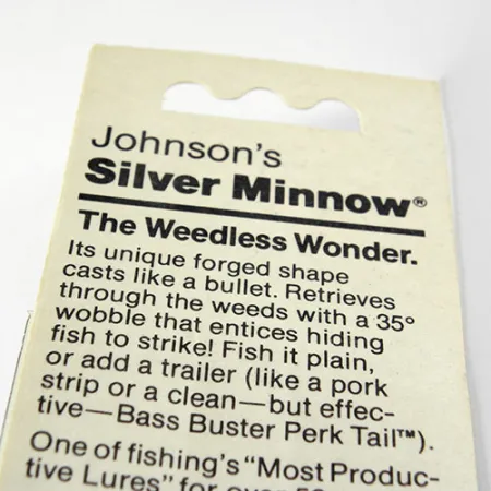 Weedless Johnson Silver Minnow Lusikka, Kulta, 5g, Ruohosuoja, #1017