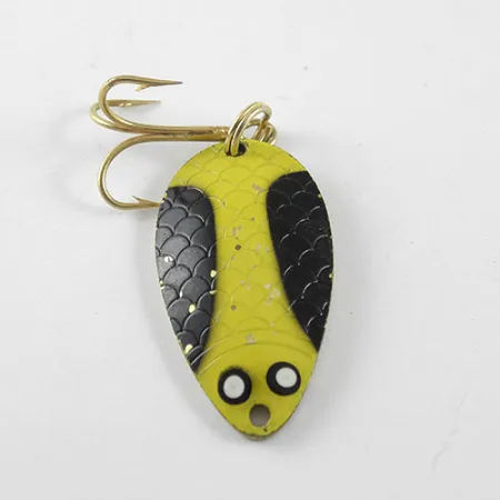 Wright & McGill Pay-Master Lusikka, Keltainen/Musta/Messinki, 7g, #1054