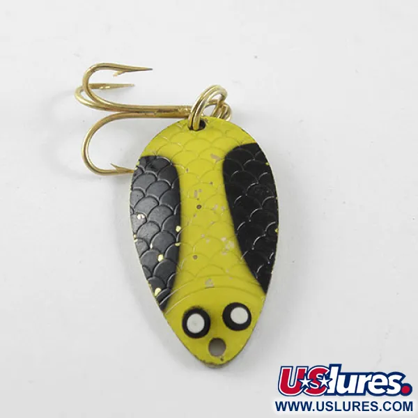 Wright & McGill Pay-Master Lusikka, Keltainen/Musta/Messinki, 7g, #1054