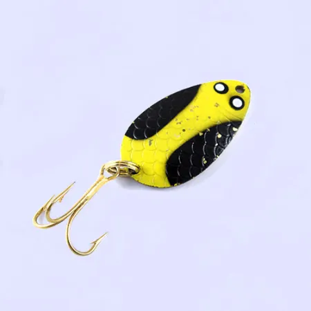 Wright & McGill Pay-Master Lusikka, Keltainen/Musta/Messinki, 7g, #1054