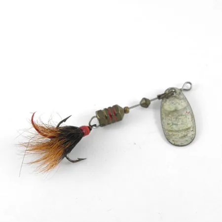 Mepps Comet 1 Dressed Lippa, Nikkeli/Valkoinen/Punainen, 3,5g, #1081