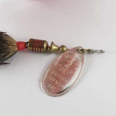 Mepps Aglia 2 dressed Lippa, Nikkeli, 4.7g, Oravankarva, #1083