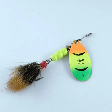 Mepps Aglia Fluo 4 dressed Lippa, Messinki/Fluo, 10g, #1085