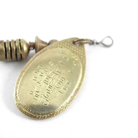 Mepps Aglia 2 Lippa, Messinki, 4.5g, Alkuperäinen Muotoilu, #1098