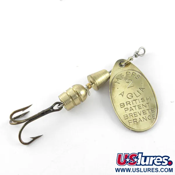 Mepps Aglia 2 Lippa, Messinki, 4.5g, Kartiorotaatio, #1128