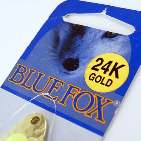 Blue Fox Pixee Lusikka, Keltainen/24K Kultaus, 7g, Mätipallo, #1134