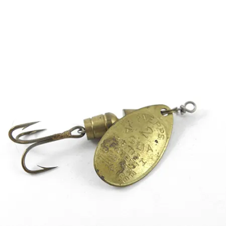 Mepps Aglia 2 Lippa, Messinki, 4.5g, Klassinen muotoilu, #1143