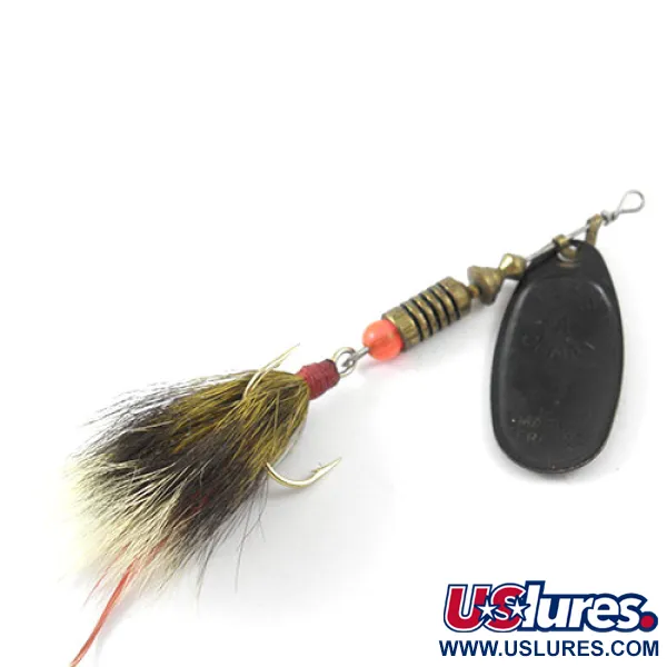 Mepps Black Fury 4 Dressed Lippa, Musta/Keltainen, 9g, #1150